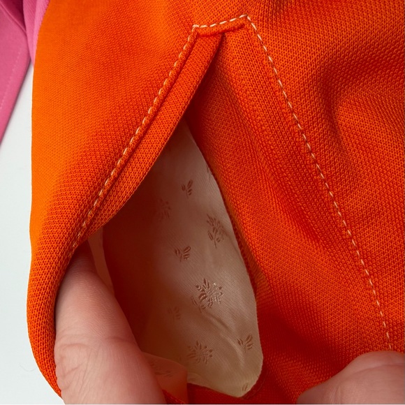 NEW RTW Gucci Pink Orange Embroidered Bunny Rabbit Logo Pique Shirt Jacket Sz S - Picture 15 of 16